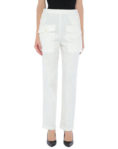 Shop Chloé Pants In Ivory