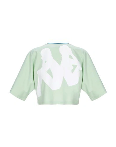 Shop Kappa Kontroll Woman T-shirt Light Green Size M Cotton