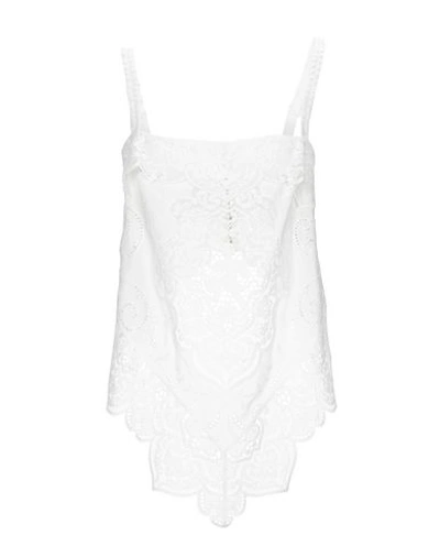 Shop Dolce & Gabbana Top In Ivory