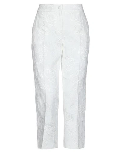 Shop Dolce & Gabbana Pants In White