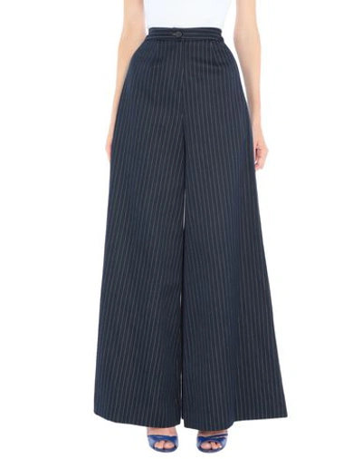Shop Tome Casual Pants In Dark Blue