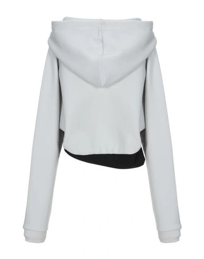 Shop Puma Hooded Sweatshirt In Light Grey