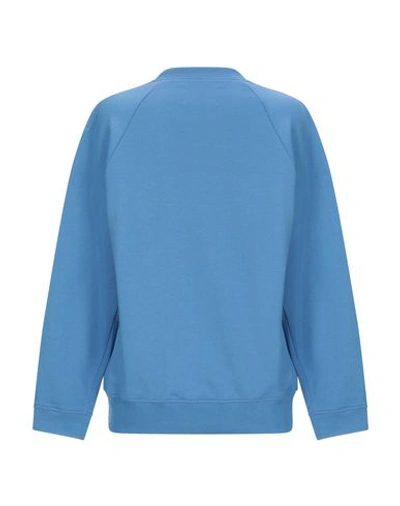 Shop Alberta Ferretti Sweatshirts In Sky Blue