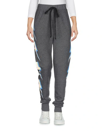 Shop Wildfox Casual Pants In Steel Grey