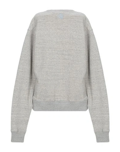 Shop Golden Goose Woman Sweatshirt Light Grey Size S Cotton