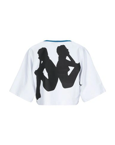 Shop Kappa Kontroll Woman T-shirt White Size Xxl Cotton