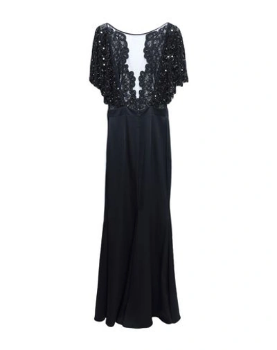 Shop Amen Couture Long Dress In Black