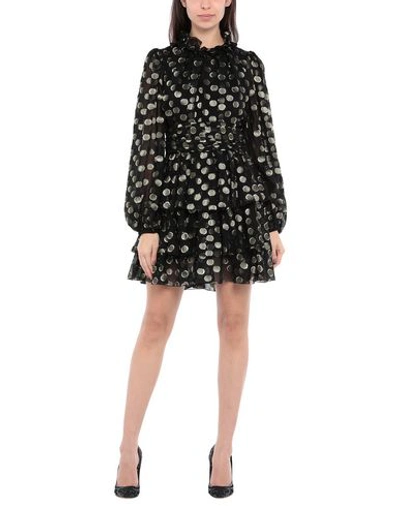 Dolce & Gabbana Short Dresses In Black