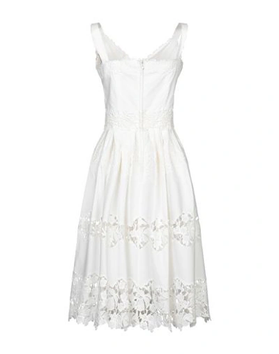 Dolce & Gabbana Knee-length Dresses In White