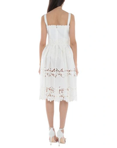 Dolce & Gabbana Knee-length Dresses In White