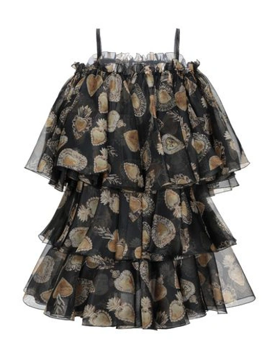 Dolce & Gabbana Short Dress In Black