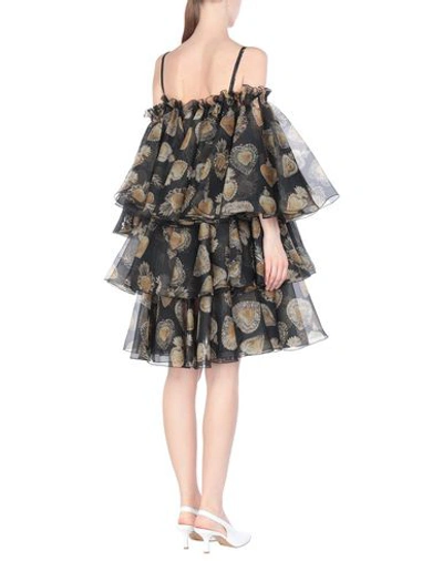 Shop Dolce & Gabbana Woman Mini Dress Black Size 6 Silk, Polyamide