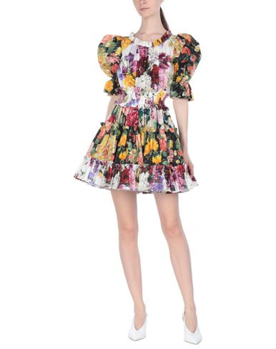 Shop Dolce & Gabbana Woman Mini Dress White Size 0 Cotton