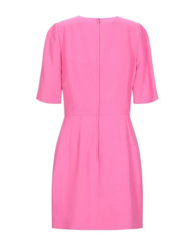 Shop Dolce & Gabbana Woman Mini Dress Pink Size 6 Viscose, Acetate, Elastane