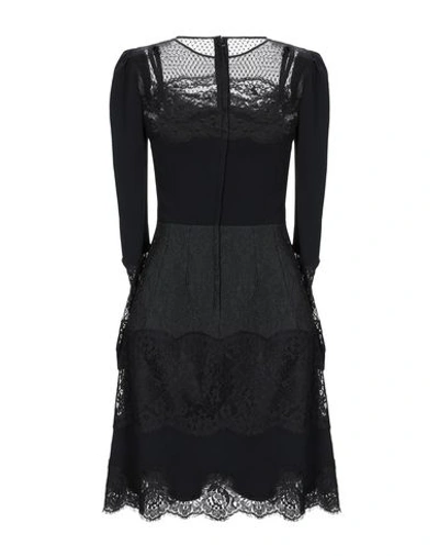 Dolce & Gabbana Short Dresses In Black