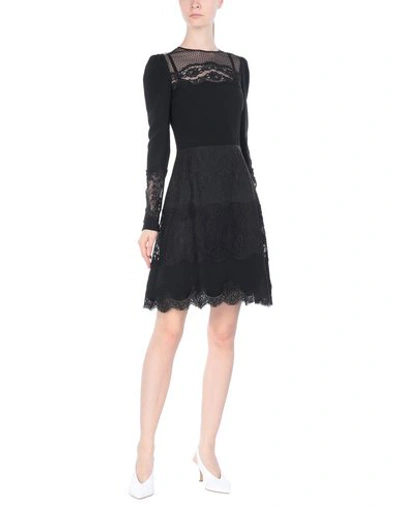 Dolce & Gabbana Short Dresses In Black