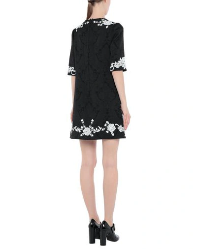 Dolce & Gabbana Short Dresses In Black