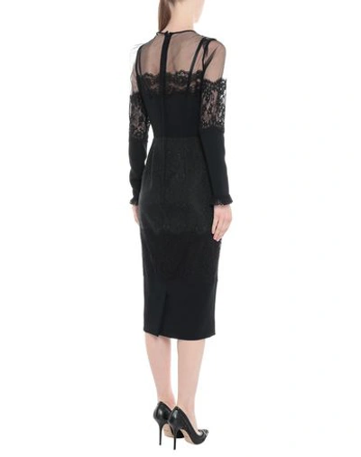 Dolce & Gabbana Midi Dresses In Black