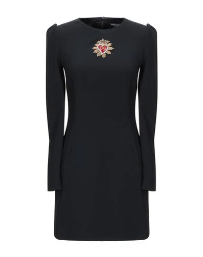 Dolce & Gabbana Short Dress In Black