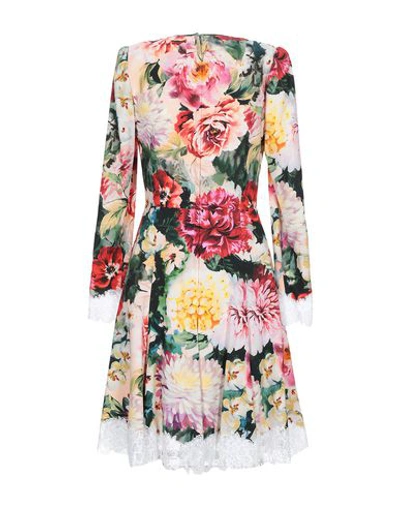 Shop Dolce & Gabbana Woman Mini Dress Light Pink Size 2 Viscose, Cotton, Polyester, Elastane