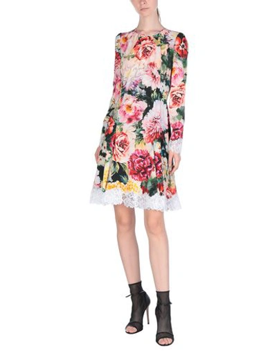 Dolce & Gabbana Short Dresses In Pink