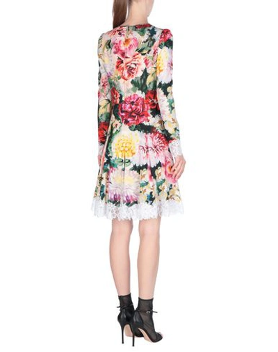 Shop Dolce & Gabbana Woman Mini Dress Light Pink Size 2 Viscose, Cotton, Polyester, Elastane