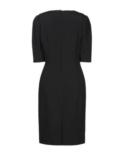 Dolce & Gabbana Midi Dresses In Black