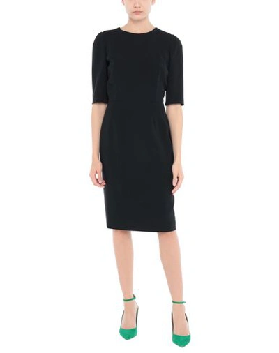 Dolce & Gabbana Midi Dresses In Black