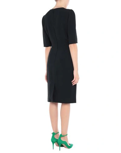 Dolce & Gabbana Midi Dresses In Black