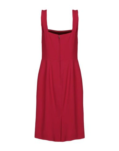 Dolce & Gabbana Midi Dresses In Red