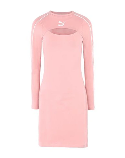 Shop Puma Short Dresses In Pink