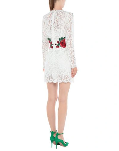 Dolce & Gabbana Short Dresses In White