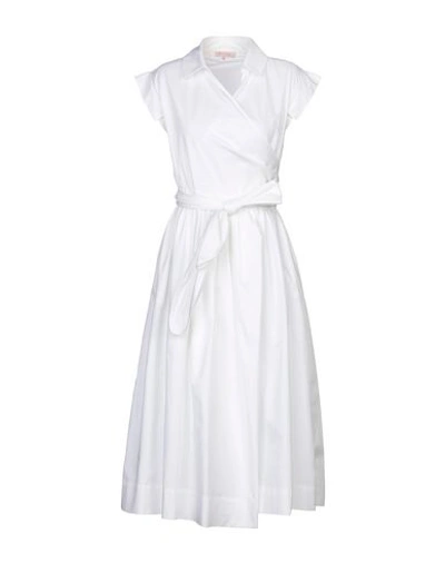 Shop Dice Kayek Long Dress In White