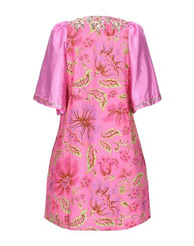 Shop Manoush Short Dress In Fuchsia