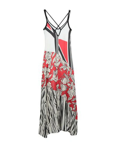 Kaos Long Dresses In Light Grey