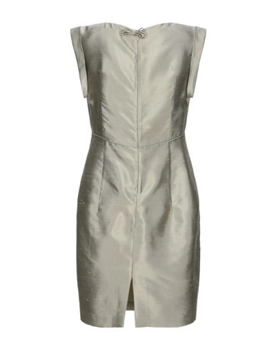 Shop Dice Kayek Short Dress In Grey