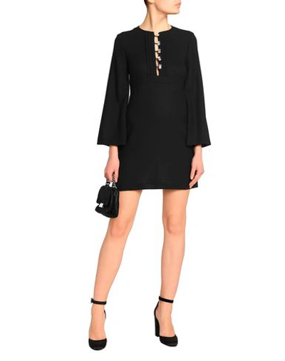Shop Vanessa Seward Short Dresses In Black