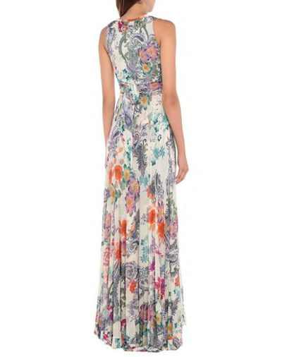 Shop Etro Long Dress In Ivory