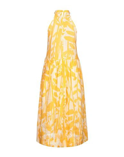 Shop Liviana Conti Midi Dresses In Yellow