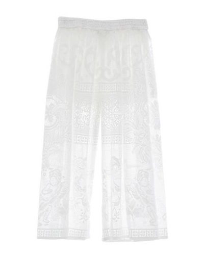 Dolce & Gabbana Woman Pants White Size 14 Cotton, Polyamide In White