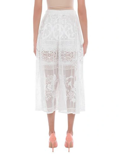 Dolce & Gabbana Woman Pants White Size 14 Cotton, Polyamide In White