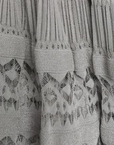 Shop Alaïa Knee Length Skirt In Light Grey