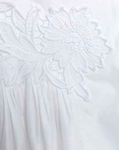 Shop Ermanno Scervino Woman Midi Skirt White Size 2 Cotton