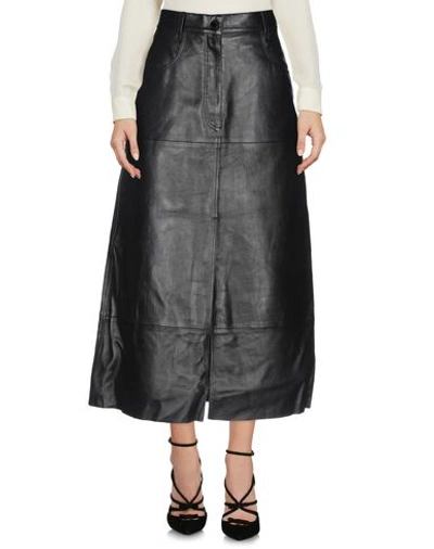 Shop Sandro Midi Skirts In Black