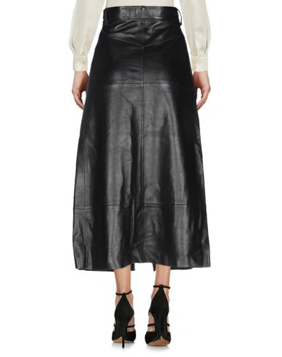 Shop Sandro Midi Skirts In Black