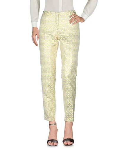 Shop Monocrom Pants In Yellow