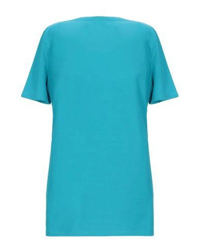 Shop Paul & Shark T-shirt In Turquoise