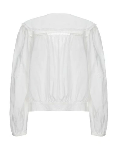 Shop Paul & Joe Lace Shirts & Blouses In Ivory