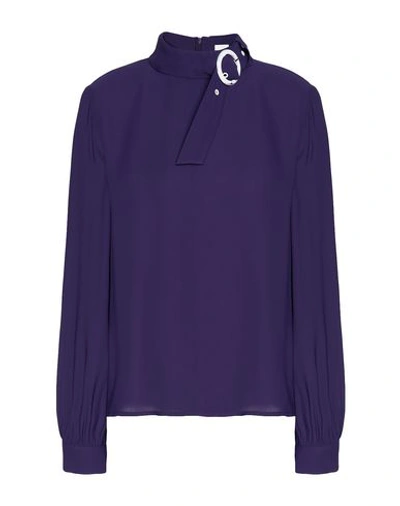 Shop 8 By Yoox Blouses In Purple