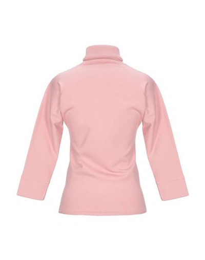 Shop Dsquared2 Woman Turtleneck Pink Size L Viscose, Polyester